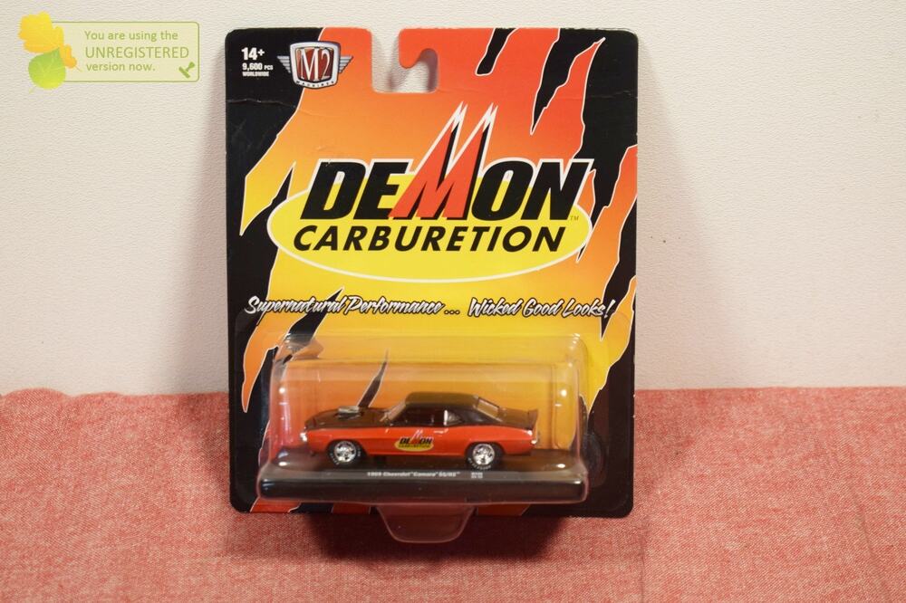 M2 Machines Demon Carburetion 1969 Chevorlet Camaro SS/RS Die-cast 1:64 Scale